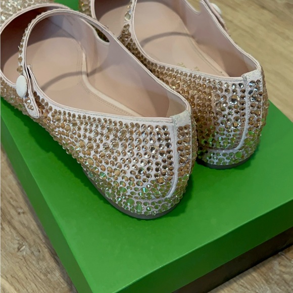 Kate Spade Maya Crystal Flat in Mochi Pink size 9.5 - Picture 15 of 17